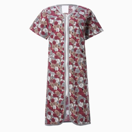 Women's bathrobe, red color, size 58-4
