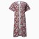 Women's bathrobe, red color, size 58