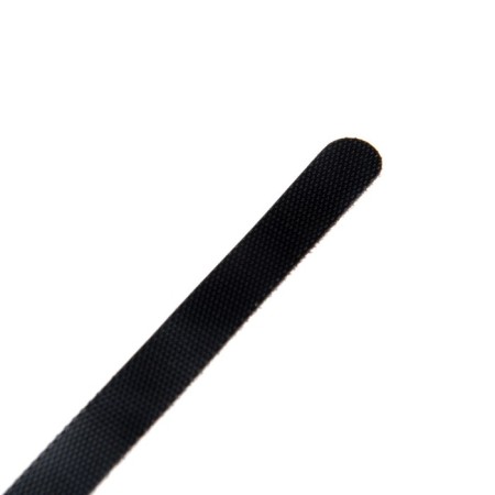Velcro screed for wires 150x10x1.5 mm tundra, black color, 10 pcs-7