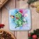 Take "Fairy Tale Dragon" 17x17 cm, 35% HL, 65% PE, Vatin 250 g/m2