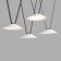 DK5564-WH+BK Lamp Belty Flow with the D300mm H71MM 48V 120 ° 4000K IP20 white with black