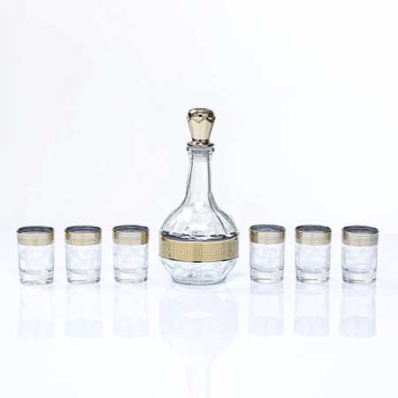 Barroko mini-bar, barn, decanter, 6 piles-3