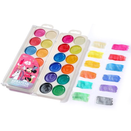 Persian watercolor "Minnie and Unicorn", 12 colors, without brush-5
