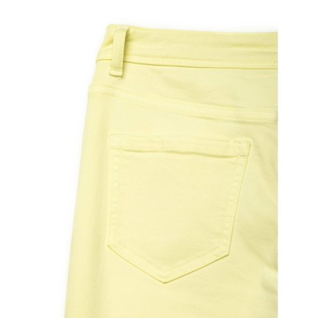 Women's jeans modeling CONTE ELEGANT, XS size, Pastel Yellow color-6