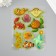 Silicon sticker on the glass phosphorus "sea friends" 20x16 cm