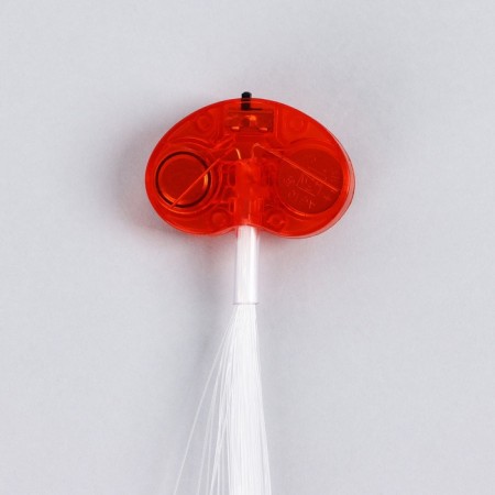 Hair strand on a hairpin, luminous, 3.5 x 33 cm-2