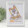 Photo frame Plastic "Vintage" 15x21 cm, white