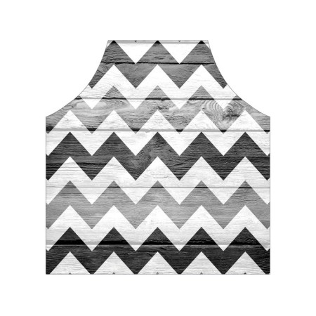 Apron kitchen with a photocrint "Zigzag from the past", adjustable, size OS-2
