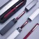 Switching handle, 1.0 mm, BrunovisConti firenze, blue rod, metal case Soft Touch Red, in a tube