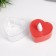 Nightmare "Candle Heart" LED 0.5W from 3XAG10 batteries red 5x5x4 cm Risalux