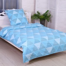 Bed linen 1.5sp the Galaxy Blue (Crystiller 145x215cm, Pillowcase 70x70cm) Coys, 120g/m², 100% cotton