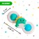 A set of spinners on the suction cup "Funny animals", 3 pcs.