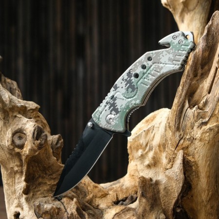 Folding "Tiger" knife 19.5cm, blade 85mm/1.2mm, mix-8
