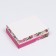 Gift box "March 8, peonies", pink, 16.5 x 12.5 x 5.2 cm