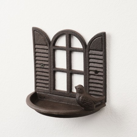 Souvenir cast iron stand "Bird near the window" 18x11x15 cm-5