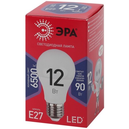 LED LED era Red Line “GRUSH”, 12 W, E27, 960 lm, 6500k, glow cold white-3