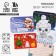 New Year. Letter to Santa Claus postcard with stickers "Magic Winter"