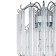 Bra Indigo, 12035/2W Chrome. 2x40W, G9, 280x190x445 mm, transparent color