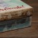 The box is folding, the cover is the "bright Christmas" 20 x 20 x 6 cm