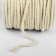Weaving cord, cotton, d = 5 mm, 50 ± 1 m, without core, white color