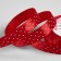 Satin ribbon "hearts", 15 mm × 23 ± 1 m, red color No. 026