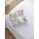 Decorative pillowcase "Spring flowers", on lightning, size 45x45 cm