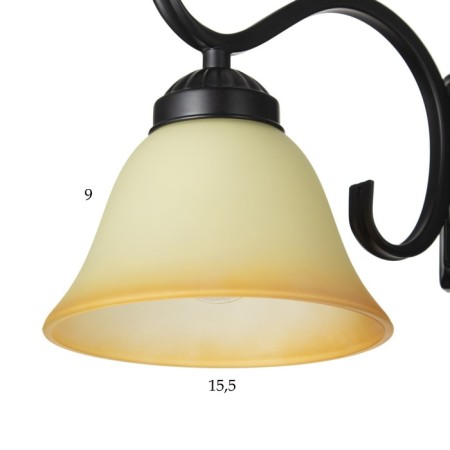 Bra 2711/1 E27 40W Black 14x23 cm-3