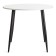 Table uranus chip/metal, white/black 90x90x77 cm