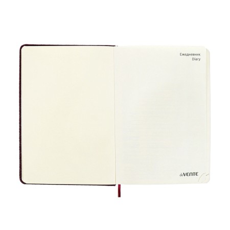 Gift Davente.clair: Diaumer Lowed A5 136 sheets, solid cover, block 70, Bordeaux + ballpoint pen-6