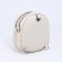 Bag-rug-rug on zipper, 3 outer pockets, long belt, milk color