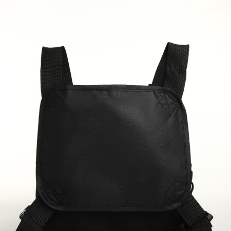 Babberry bag with lightning, 2 external pockets, black color-3
