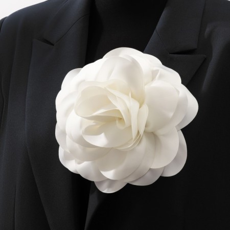 Tekstil "flower" Camellia, white color-1