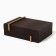 Leather jewelry box, 23 x 16 x 7 cm