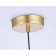 Suspended lamp with a change of lamp Ambrella Light, Crystal, Tr5428, G9, Color Gold