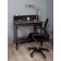 Universal Tokyo table, 780 × 504 × 900 mm, color cement dark prayer / black edge