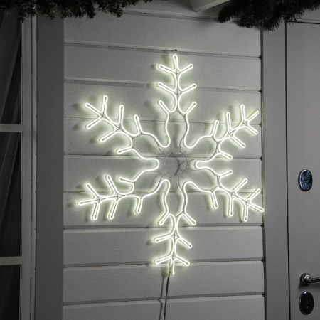 Neon figure "Snowflake", 85 cm, 1080 LED, 220 V, glow of white-4