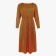 Women's dress Minaku: Silk pleasure Orange color, size 44