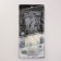 Raccoon Permanous gloves with brushes and cuff, PVC, 95 g, size L, 47 cm, white color