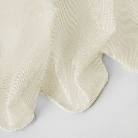 Tulle "Lines", size 300x270 cm, beige color-1