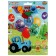 Shar Latex 12 "Blue Tractor" Color Print, set of 5 pcs.