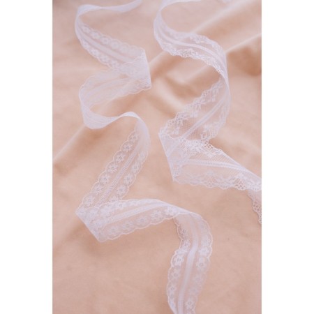 Capricon lace, 30 mm × 10 ± 1 m, white color-3