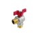Balloon Aquasfera Euro 1010-01, 1/2 ", PN 40, external/external thread, corner, butterfly