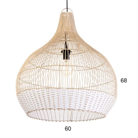Ceiling Lumber of Rotan "Lukman" 1x120W, E27, 60x60x65 cm-1