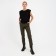 Women's T-shirt Minaku Oversize Fit: Black Color, Rr. 44