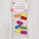 A set of wood straps "Hand Made", 2.4 × 1.2 cm, 10 pcs, color mix