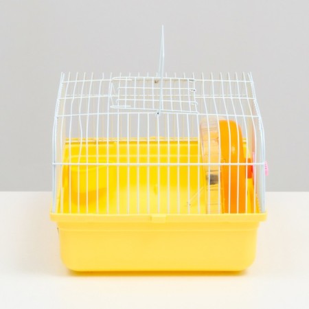 The cage for rodents "Pigzon", 31 x 24 x 17 cm, yellow-2
