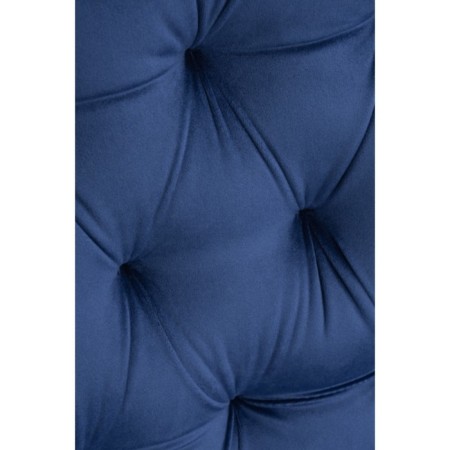 Chair on the Grass -Karkas Goyar Metal/velor, Black/Blue 51x61x82 cm-5