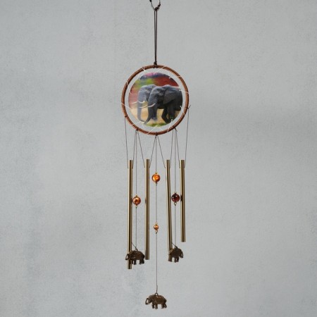 Wind Music Metal "Elephants" 4 tubes 1.8x16x57 cm