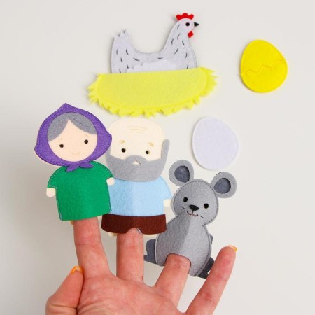 Finger Theater "Ryaba Kurochka", figures 8-10 cm-2