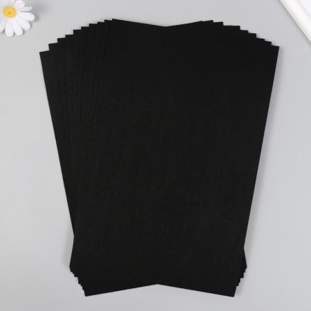 Fetr hard 1 mm "black" set 10 sheets format A4-1